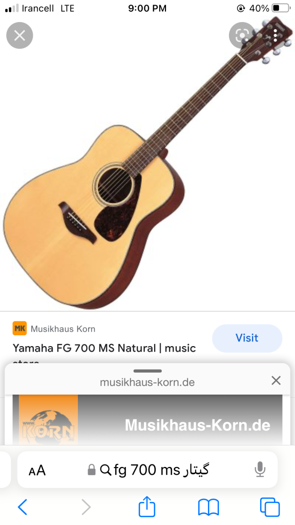 گیتار آکوستیک FG 700 MS